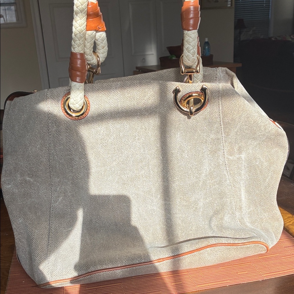MICHAEL Michael Kors Canvas Marina Grab Anchor Tote - Picture 9 of 16